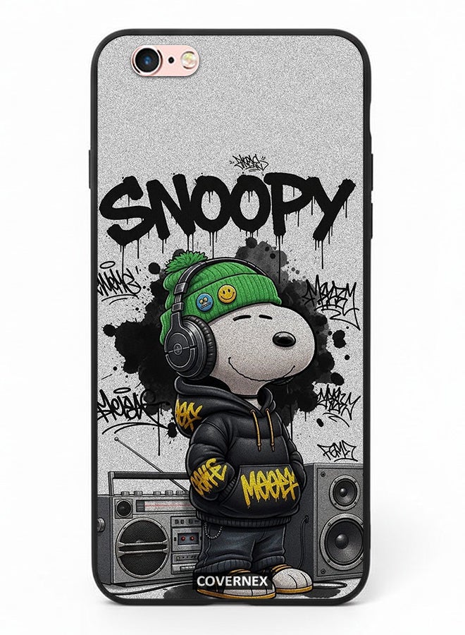 Covernex Apple iPhone 6s Protective Case Cover Printed Featuring Hip Hop Snoopy - Image 2