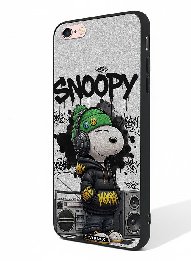 Covernex Apple iPhone 6s Protective Case Cover Printed Featuring Hip Hop Snoopy - Image 1