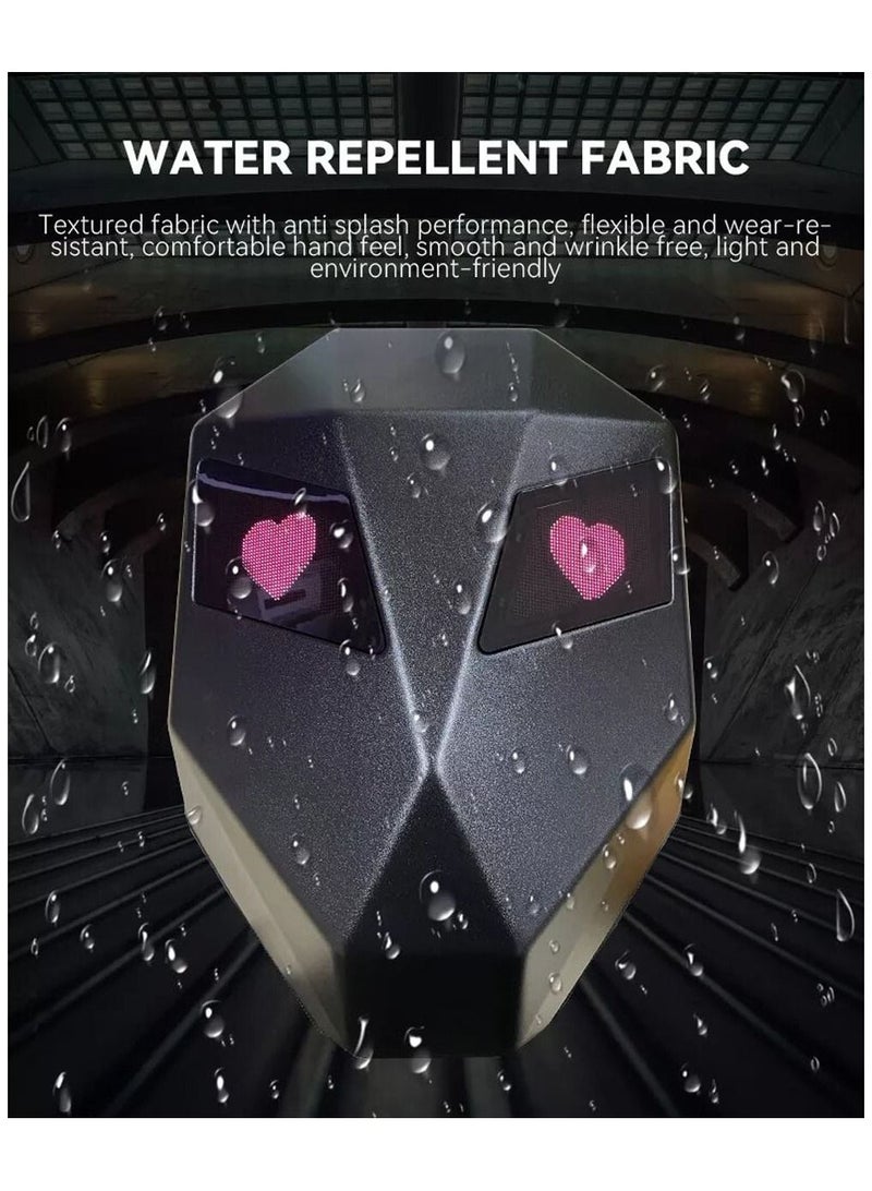 Crony Iron Man LED Display Backpack Upgrade Iron Man LED Backpack Screen Knight Motorcycle Backpack Cool Travel Bag Scooter Bag - Image 5