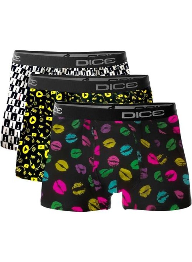 دايس ملابس داخلية بوكسر رجالي منقوش – 6 قطع - Image 2