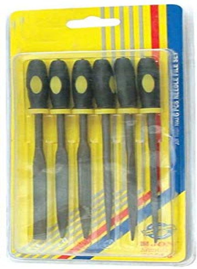 Digital Craft Needle File Set with Handle F021 -6 Pieces