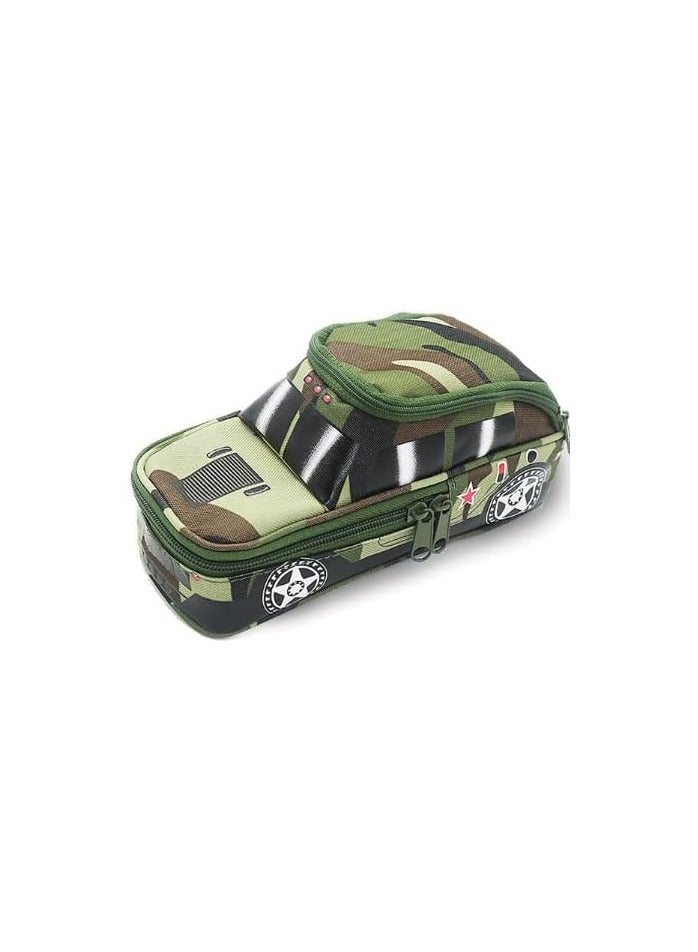 إسكدنيا حقيبة قلم سيارة للأولاد، سعة كبيرة، حافظة أقلام بأسلوب سيارة رياضية، لوازم مدرسية كاواي” - Image 1