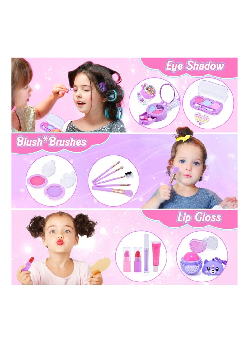 Kids Makeup Kit for Girls, Unicorn Set, Real Washable Make up Little Girl Princess Toddler Kid Birthday Gifts Toys Girls 3 4 5 6 7 8 9 10 Year Old - pzsku/ZEC333724835C1077CFB8Z/45/_/1688554639/43ce4df4-b749-4972-80be-a18c891cba97