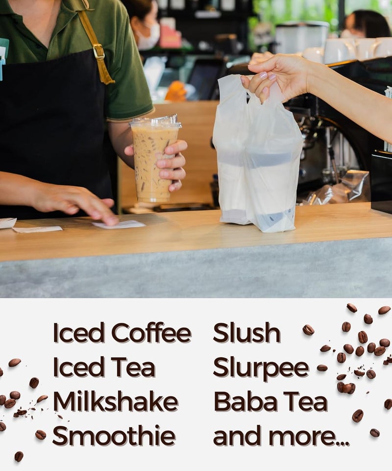 Aatriet 24 oz Clear Plastic Cup s with Strawless-Sip-Lids, 25 Sets Disposable Cups Plastic Iced Coffee Cup s, To Go Cups with Sip Through Lids for Smoothie, Milkshake, Cold Drinks for Party, Wedding, Event - Image 5