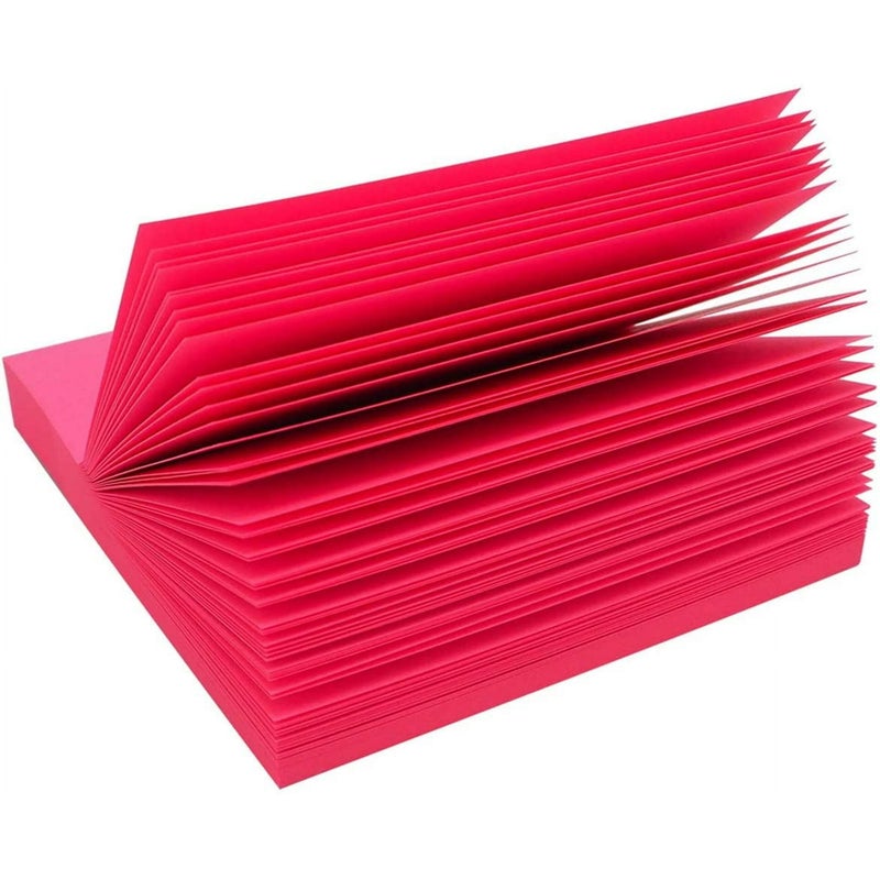 Bright Colorful Self-Stick Notes, Fluorescent Sticky Notes 3×3 Inch, Memo Pads for Students, Office & School Supplies - Image 3