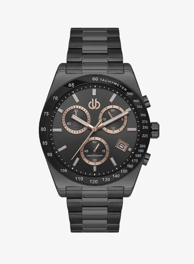Bigotti Bigotti - Raffinato Men Watch | Stainless SteelBrass Case | Analog | Round Dial | Mineral Glass | Japanese Quartz | Water Resistant 50 Meters