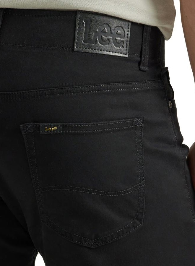 LEE Men's Extreme Motion Slim Straight Leg Jean, Black, 36W / 29L - Image 4