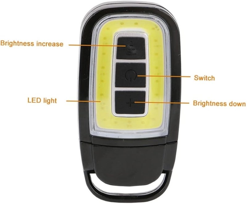 Mini LED Flashlight Keychain USB Rechargeable Torch For Outdoor Emergency Camping Hiking - Image 3