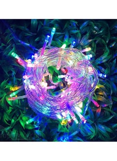 VIO 100 LED String Lights for Indoor and Outdoor Colored Festive Fairy Lights Plug In Twinkle Lights for Trees Rooms Wedding Birthday Eid Diwali Decorations Multicolor  - Image 2