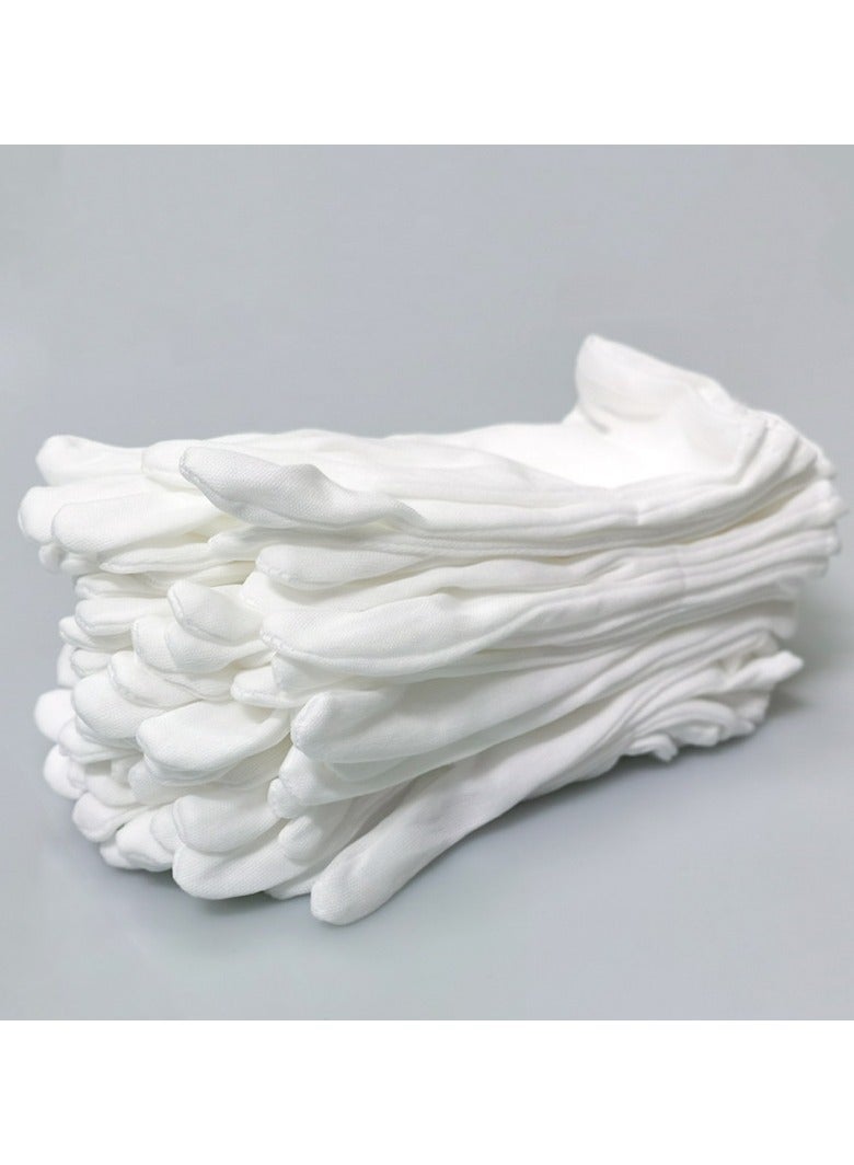 12 Pairs Cotton Gloves Stretchable Lining Gloves Set  - Image 1