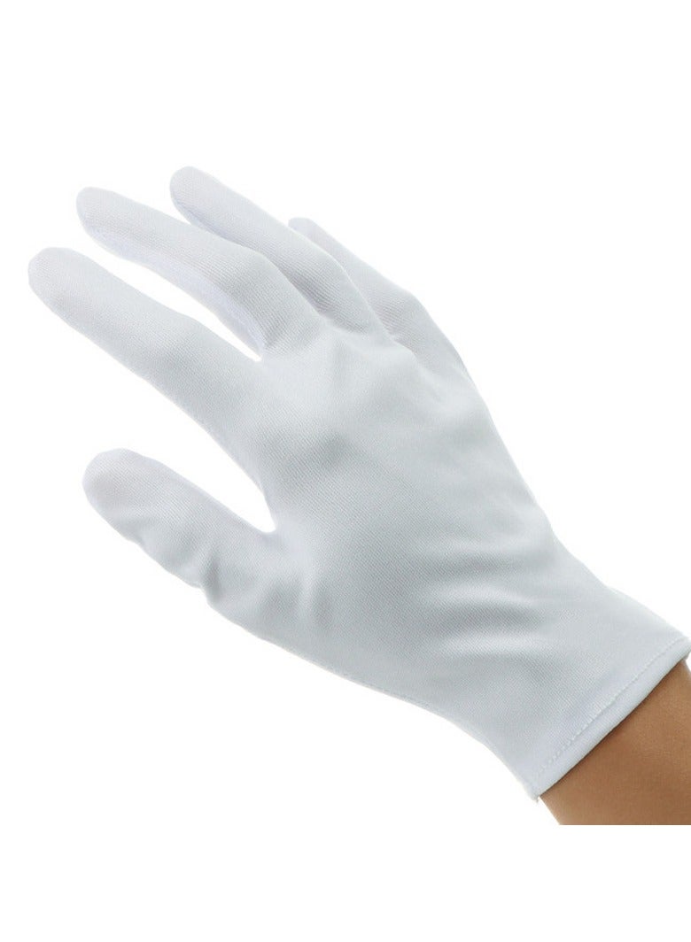 12 Pairs Cotton Gloves Stretchable Lining Gloves Set  - Image 3