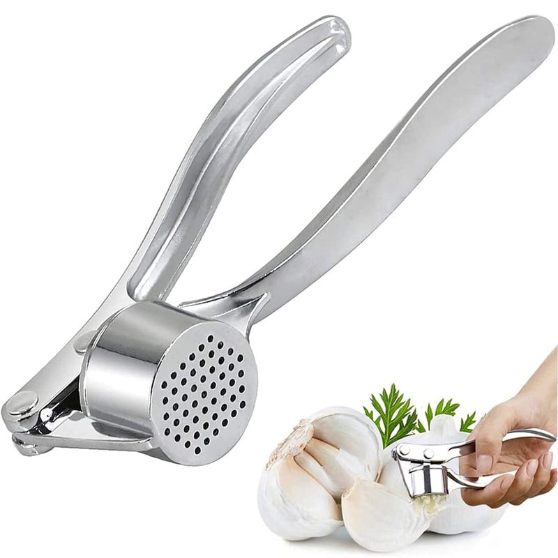 HAPPY BORN Garlic Press Mincer and Peeler Premium Ginger Press Essential Kitchen Tools Garlic Presses and Garlic Presser Perfect Garlic Presses for Everyday Use Multi ColorPack of 1 - Image 5