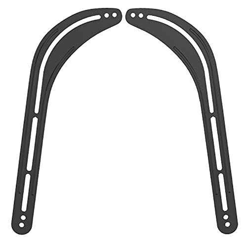 WALI Sound Bar Mount Bracket for Mounting Above or Under TV Fits 32 to 70 inch TVs 33 lbs Weight Capacity SBR201 Black