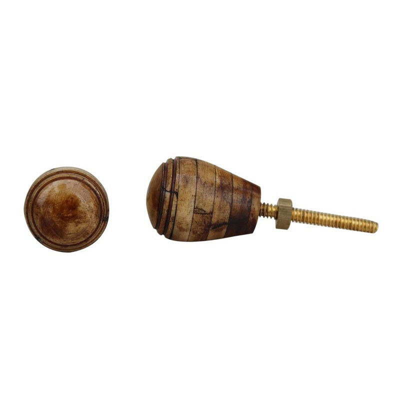 Indian-Shelf IndianShelf 8 Piece Brown Knobs Bone Drawer Knobs Antique Round Door Pull Handle 190 cm Door Pulls 