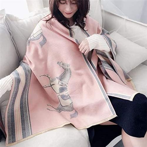 EXTREE Scarfs for Women Pashmina Silky Shawl Wrap for Evening Dressing Blanket Open Front Poncho Cape - Image 4