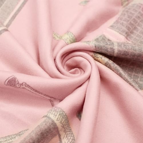 EXTREE Scarfs for Women Pashmina Silky Shawl Wrap for Evening Dressing Blanket Open Front Poncho Cape - Image 2