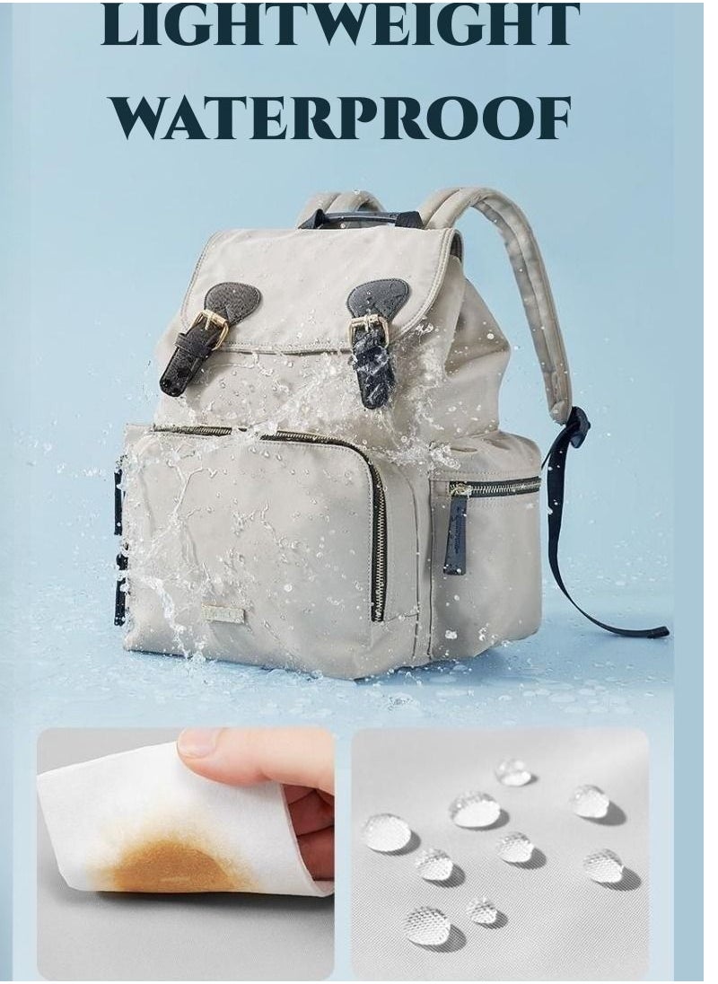 EMXEE - Diaper Bag Backpack, Multifunction Travel Back Pack Maternity Baby Changing Bags for Mom and Dad, Large Capacity, Waterproof and Stylish - Image 1