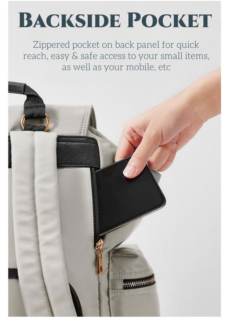 EMXEE - Diaper Bag Backpack, Multifunction Travel Back Pack Maternity Baby Changing Bags for Mom and Dad, Large Capacity, Waterproof and Stylish - Image 1
