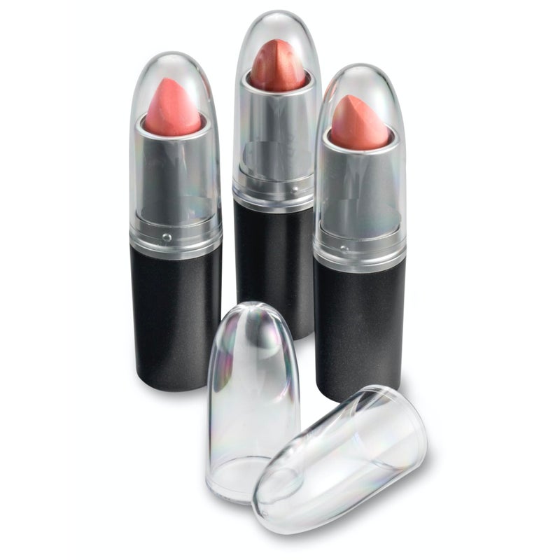 BY ALEGORY byAlegory Clear Lipstick Caps For MAC - Replaces Original Cap To See Your Favorite Lipstick Color Easily (12 Count) - Image 1