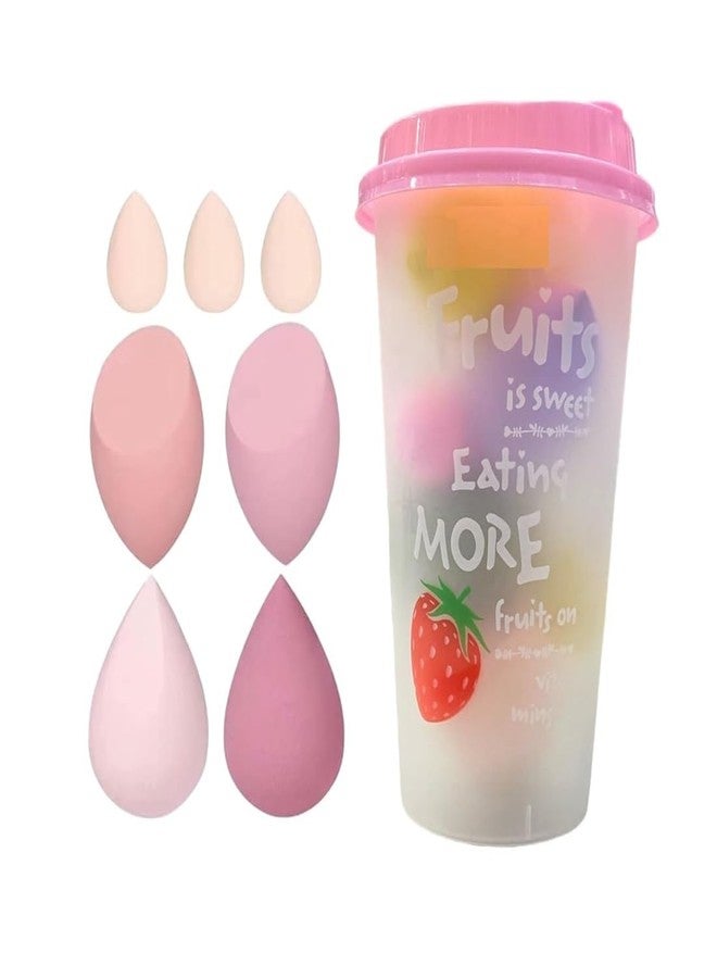 Gonegal Makeup Application with the Coke Makeup Sponge 7-Piece Puff Set in a Jar-4 Large and 3 Small Sponges - Image 2
