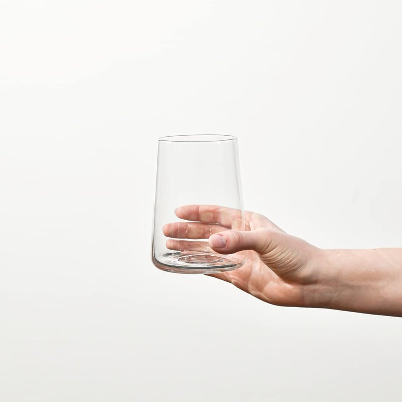 KROSNO Water Glasses | Set of 6 | 16.6 fl oz | Water Drinks Juices | Infinity Collection | Elegant design | Lead-free Glass | Home Restaurants Parties | Dishwasher safe | Gift Idea | Made in EU - Image 3