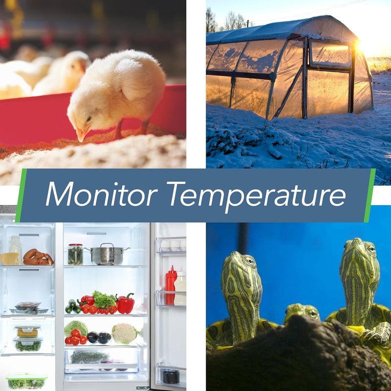 SensorPush HT.w Smart Temperature Sensor & Humidity Sensor - Thermometer & Hygrometer w/App Monitoring - Water Resistant Temperature and Humidity Monitor w/Heat Index for RV, Fridge & More - Image 4