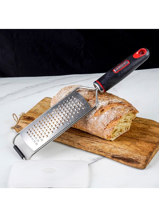 بيتي كروكر BC4021 مبشرة ستانلس ستيل متعددة الاستخدامات عالية الجودة مع مقبض من المطاط الحراري فضي وأسود 48.5 × 6.5 × 22 سم - Image 2