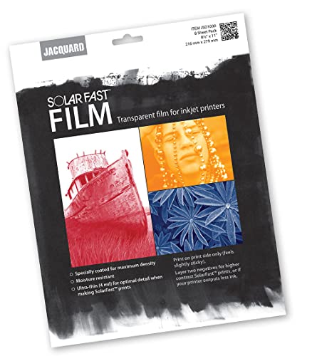 Jacquard Solarfast Dye Film 8.5 X 11 8/Pkg - Image 4