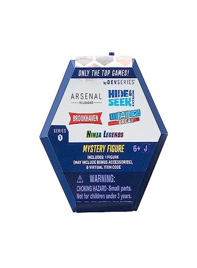 DevSeries مجموعة شخصيات ديف سيريز الغامضة 6 عبوات - ستة شخصيات عمل بطول 2.75 بوصة مع مزيج ومطابقة، وإكسسوارات فريدة، ورمز عنصر افتراضي حصري - Image 5