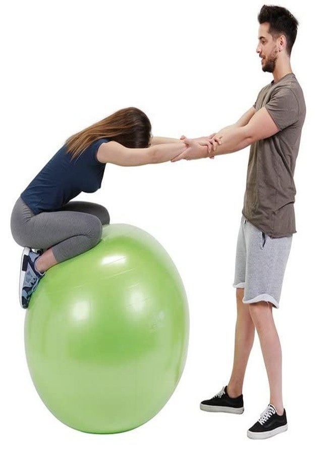 BRUSHFINCH Gym Therapy Ball, Mini Workout Core Ball, 75 cm Exercise Pilates, Yoga, Workout, Bender, Core Training and Physical Therapy, Improves Balance - Multi. - Image 4
