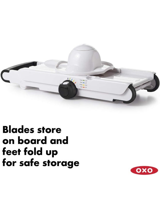 OXO Good Grips V-Blade Mandoline Slicer, White - Image 5