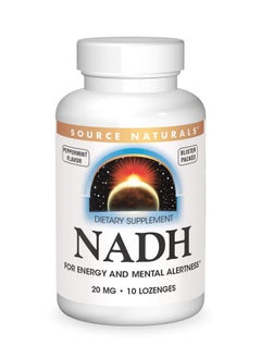 Source Naturals Nadh 20Mg Boost Energy And Mental Alertness 10 Lozenges  - Image 1