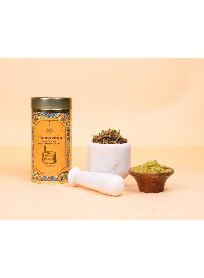 Hennaveda Stone Grinded Organic Powder (100G) - Image 3