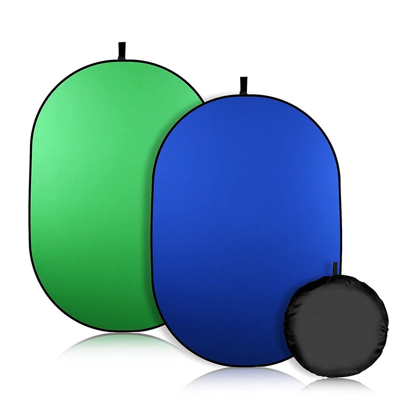MVPRO 120x180CM/4x6FT. Collapsible Portable Reflector Blue and Green Screen Chromakey Photo Studio Light Reflector for Photography - Image 4