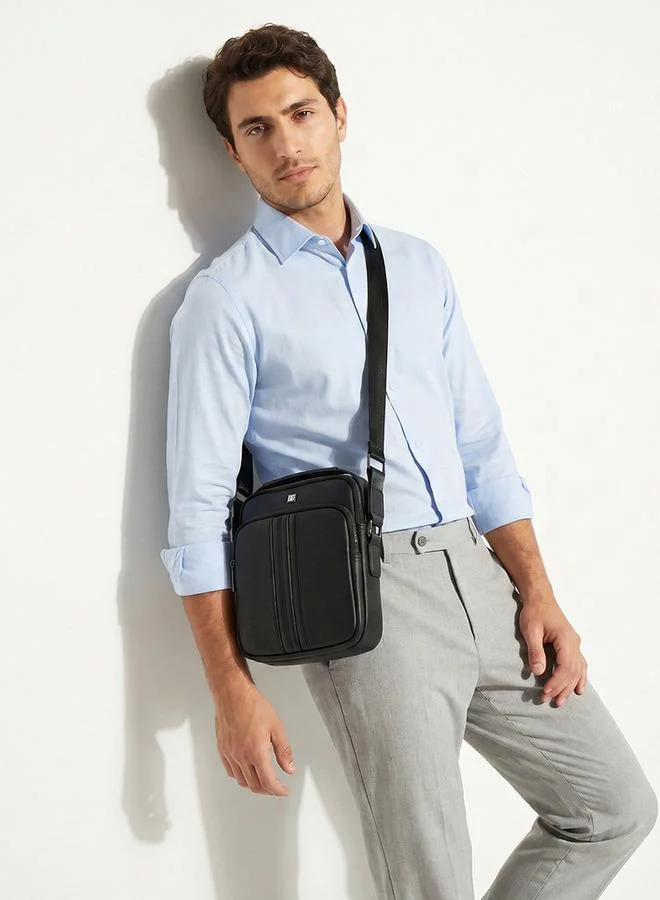 Duchini Men Adjustable Strap Crossbody Bag