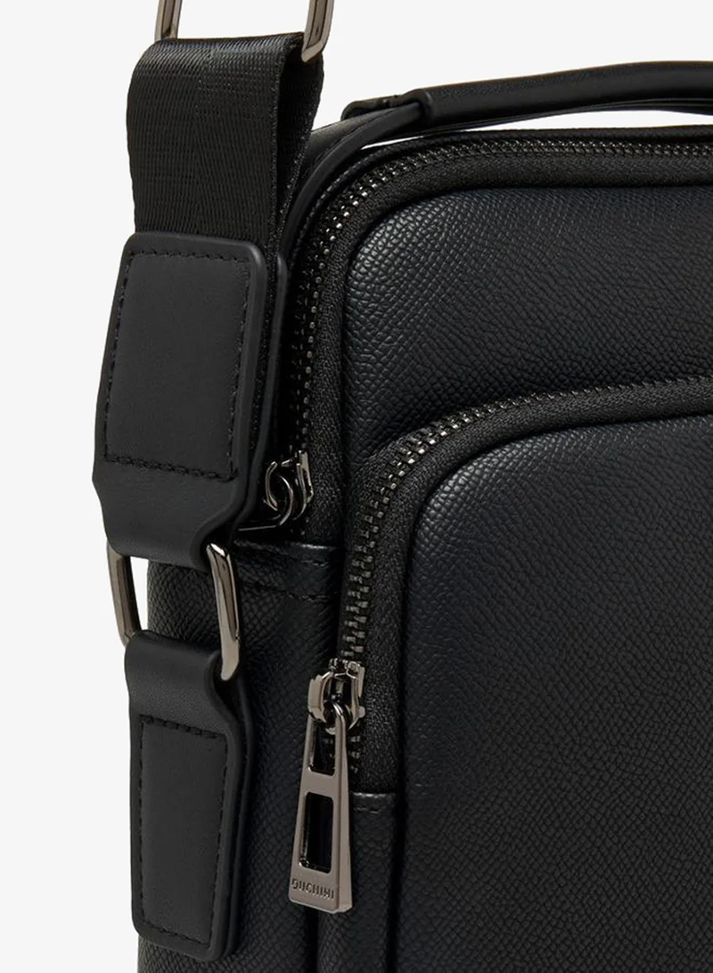 Duchini BLACK Men Adjustable Strap Crossbody Bag for Men | Best Price UAE