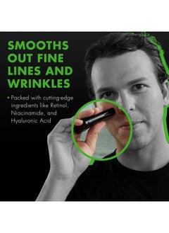 tiege hanley Tiege Hanley Retinol Stick for Men - Anti-Aging Retinol Stick with Hyaluronic Acid & Niacinamide for Fine Lines, Dark Circles, & Wrinkles - Firms Skin & Improves Collagen Production  - Image 3