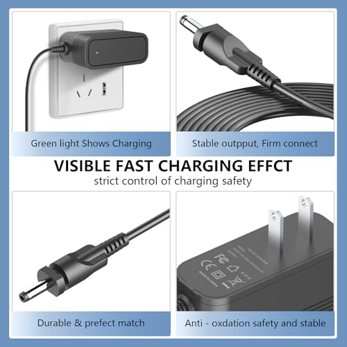VOJSALDR Charger for Shark CH950 CH951 UltraCyclone Pro Cordless Handheld Vacuum Compatible with Shark CH950C CH951C CH955 CH963AMZ Handheld Vacuum Cleaner Charging Cord Adapter - Image 4