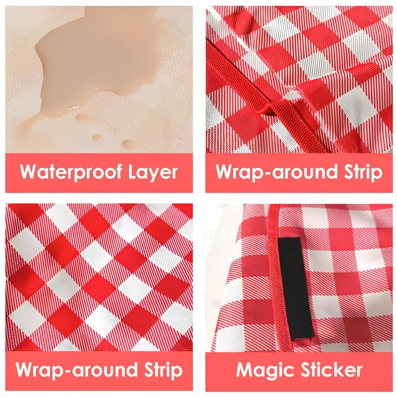 Garth Picnic Blanket | Beach Picnic Mat for Indoor & Outdoor | Sandproof Waterproof Larger Mat for Travel, Hiking, Park, Camping, Foldable | Washable Checkered Picnic Blankets (Random Color) - Image 5