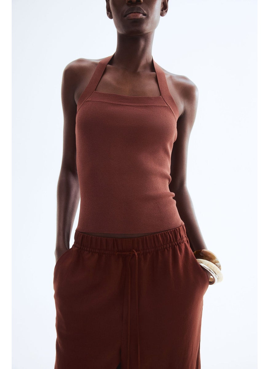 H&M Linen-Blend Drawstring Trousers  - Image 3