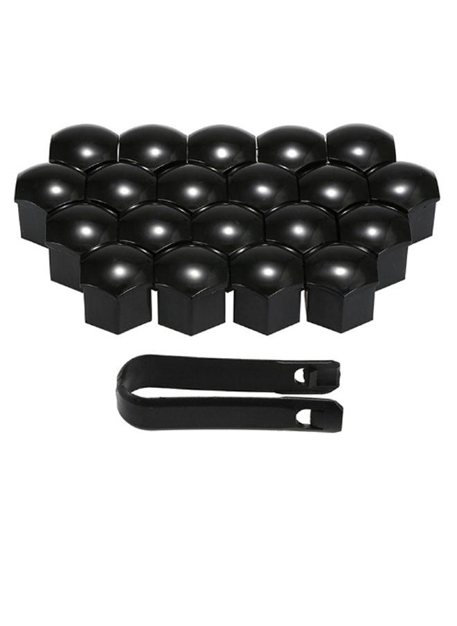 Generic - 20-Piece Wheel Lug Cap Set With Nut Cover Puller For Tesla Model 3 - Image 1