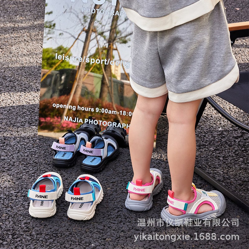 Children'S Toe Mesh Sandals Summer Breathable Sneaker Cool Boys Beach Shoes Girls Outdoor Shoes - Image 5