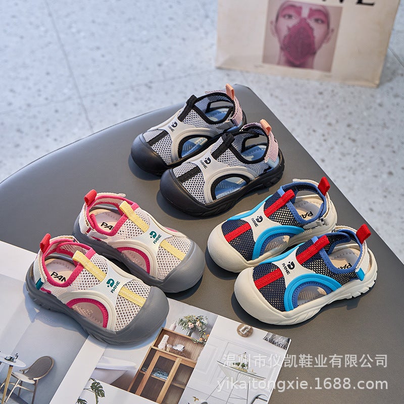 Children'S Toe Mesh Sandals Summer Breathable Sneaker Cool Boys Beach Shoes Girls Outdoor Shoes - Image 3