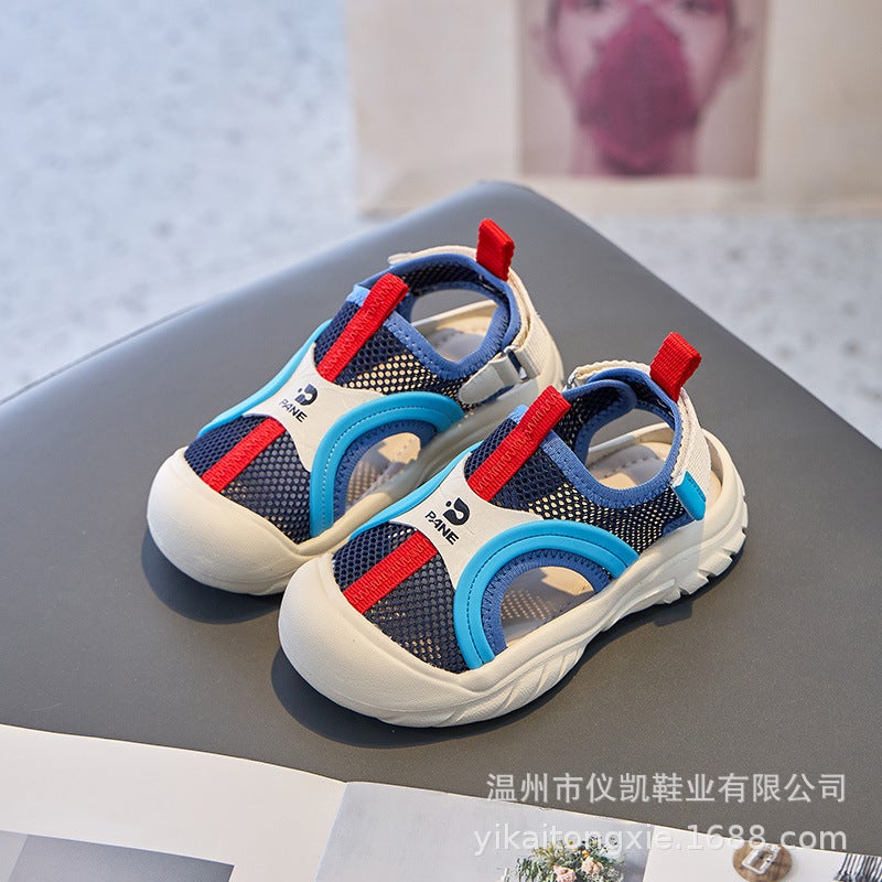 Children'S Toe Mesh Sandals Summer Breathable Sneaker Cool Boys Beach Shoes Girls Outdoor Shoes - Image 1