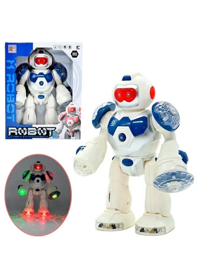 Kids Robot Toy - Robot Toy for Kids - Moving Robot Toy - Moving Robot for Kids - Walking Robot Toy - Walking and Moving Robot - Walking Robot Toy for Kids - Dancing Robot for Kids - Dancing Robot Toy - Interactive Robot for Kids - Interactive Robot Toy - Talking Robot for Kids - Talking Robot Toy - Light Up Robot for Kids - Robot Toy with Lights and Sound - Sound and Light Robot Toy - Musical Robot for Kids - Musical Robot Toy - Moving Robot with Sound - Light Up Moving Robot Toy - 25cm Kids Robot - 25cm Robot Toy - 25cm Robot - Battery Operated Robot - Battery Powered Robot Toy - Robot Toy with Batteries - 3 AA Battery Robot Toy - Image 1
