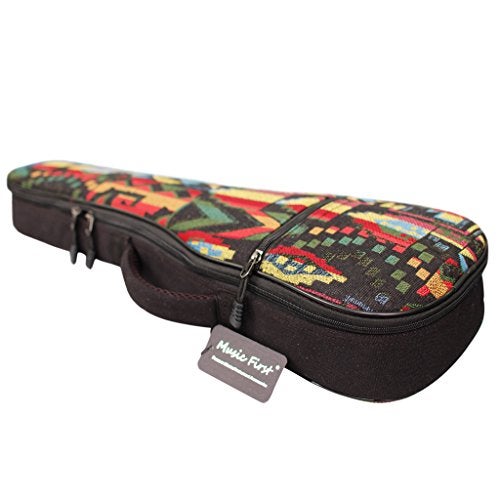 MUSIC FIRST Woven THE NATIVE Vintage Style Ukulele case ukulele bag ukulele gig bag (21 inch Soprano, The Native) - Image 5