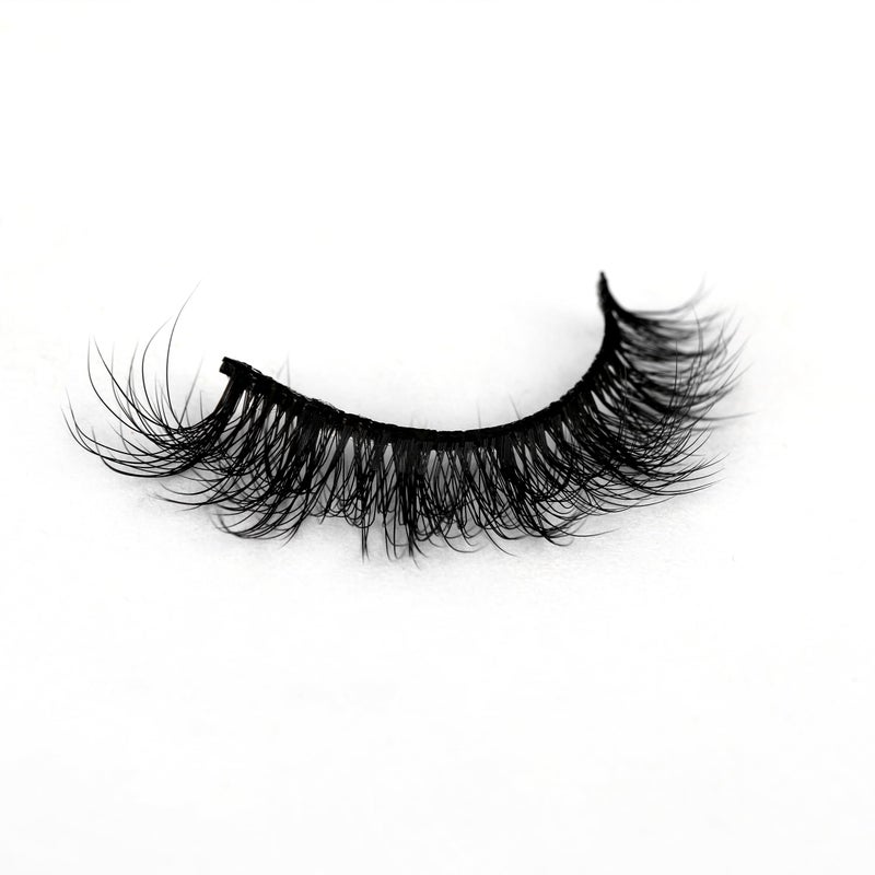 Pooplunch False Eyelashes Natural Cat Eye Lash Wispy Extensions Volume Faux Mink Lashes Fake Eyelash Strips 7 Pairs Pack - Image 5