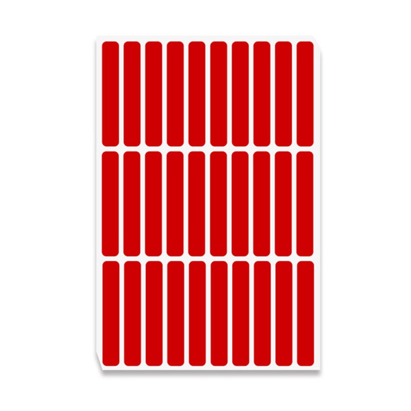 Nail Stickers: Red Double-sided Tape, Pre-cut Size Fits Acrylic Display Bars, Strong Self-adhesive Hold - Easy Apply & Remove Without Residue, Fake Nail Accessories for Salon, Home And School Nail Dis - Image 1