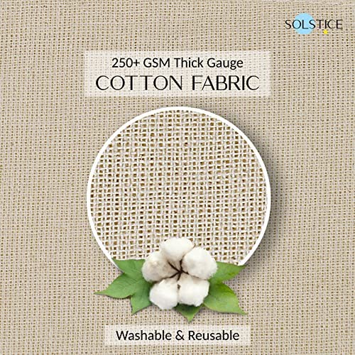 SOLSTICE Cotton Saree Covers/bags for Storage Combo of 16 x 14 (inches) for Clothes Covers, Storage bag, Travelling, Wardrobe Organizer Set of (20) - Image 4