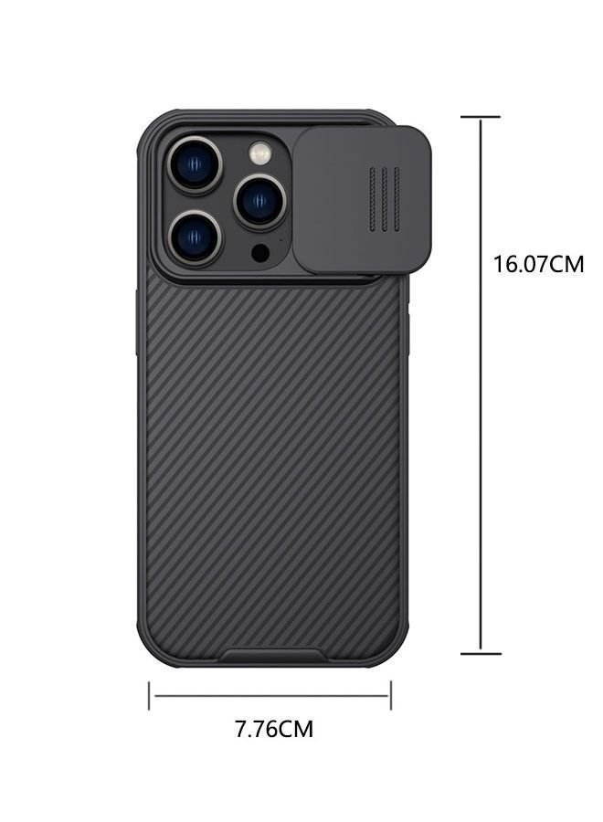 Nillkin Apple iphone14 Pro Max Case with Soft TPU and Slide Camera Design, 360 Full Body Coverage Shockproof Phone Cover, Four Corners Anti -Fall Airbag Anti-Scratch&Anti-fingerprint6.7Inch(Black) - Image 2